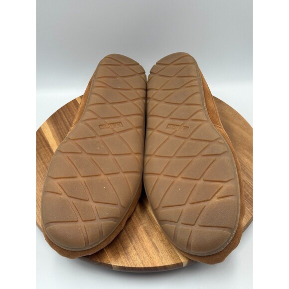 LL L.L. BEAN Brown Wicked Good Moccasins Slippers Sheepskin Shearling Men\'s 13M main image 9
